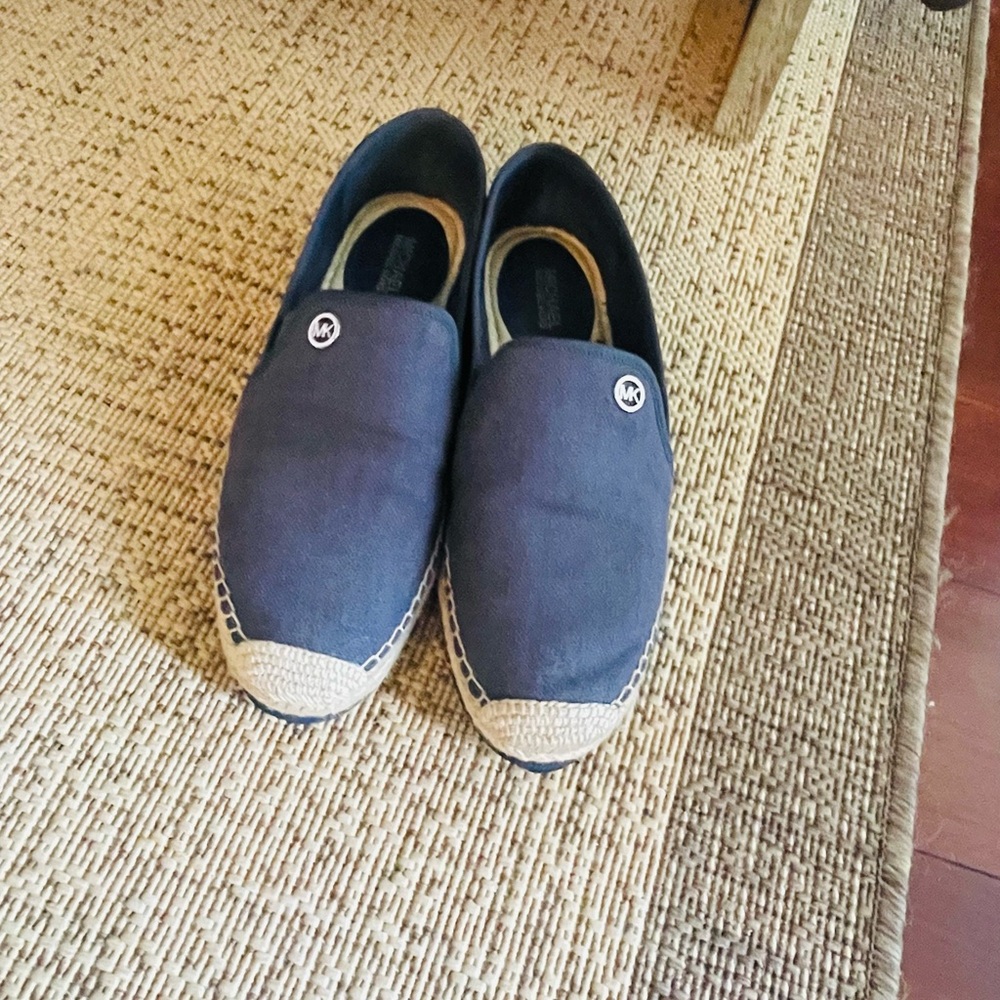 Michael Kors Hastings espadrille slip on denim flats